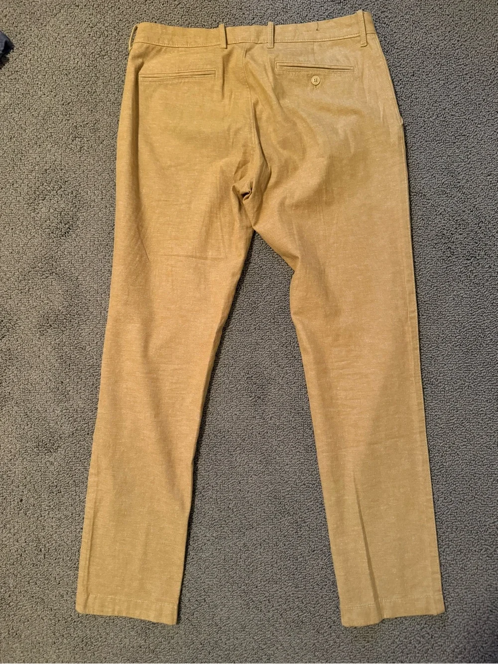J.Crew Men's Slim Chino Pants - Tan 33x32